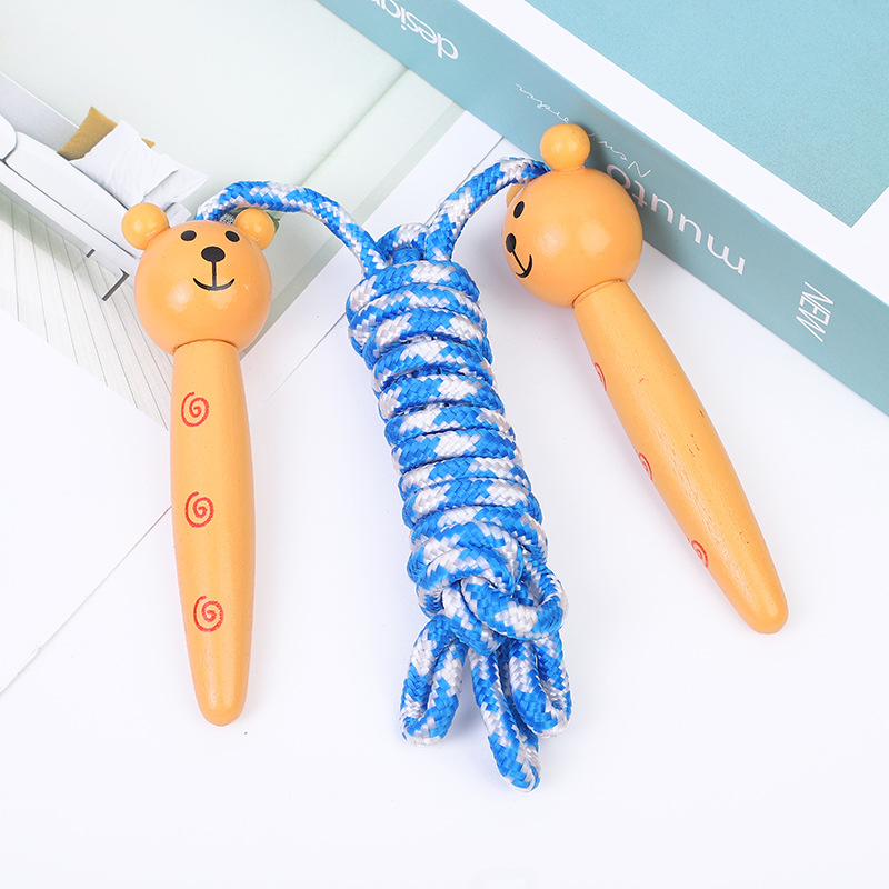 Cartoon Wooded Animal Children's Jumping Rope Kindergarten Elementary School Student Sports & Entertainment Fitness Rope Skipping Sports Activity Prize