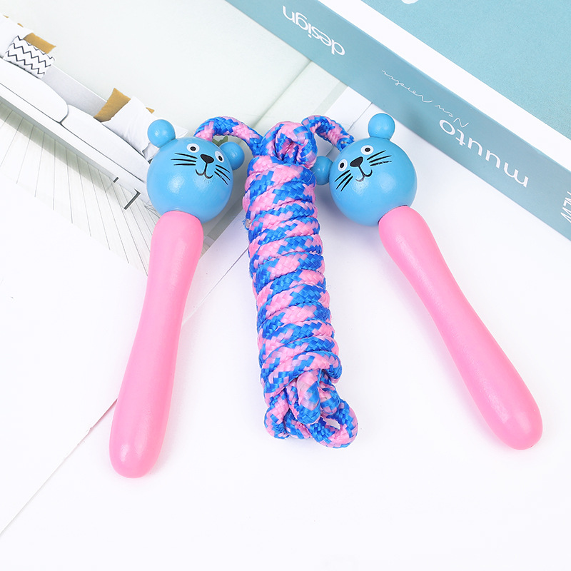 Cartoon Wooded Animal Children's Jumping Rope Kindergarten Elementary School Student Sports & Entertainment Fitness Rope Skipping Sports Activity Prize