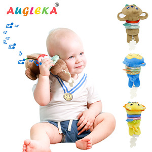 Baby Animal Wrist Rattle Educational Toys Baby Watch Band Socks Rattle