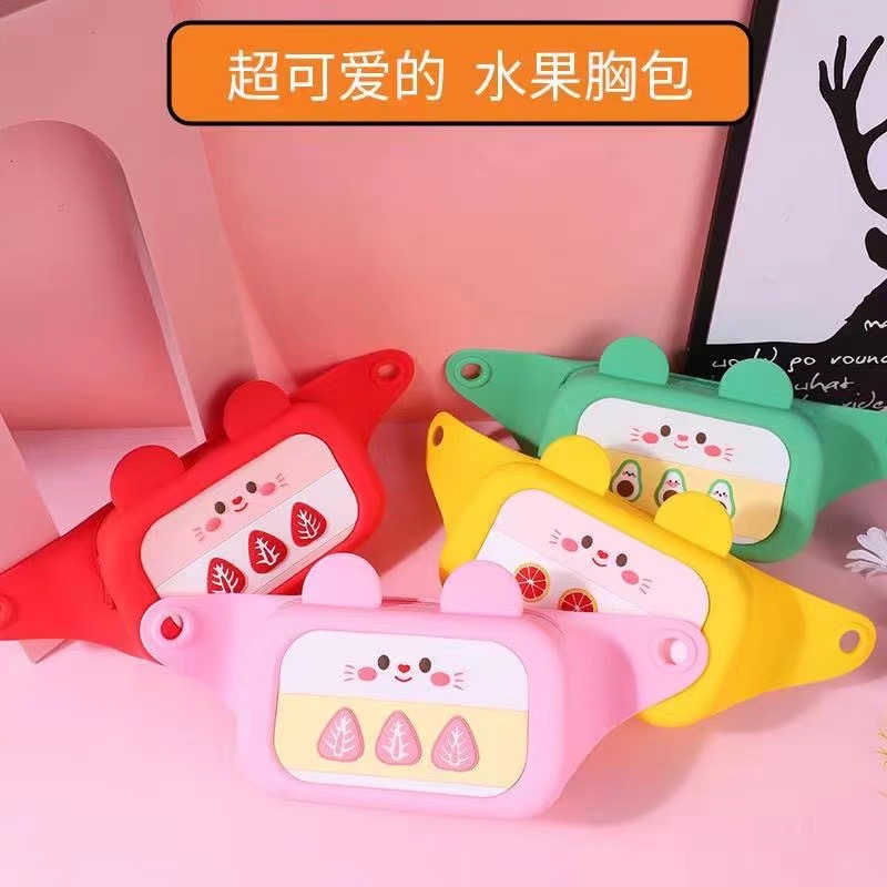 New Silicone Bag Cartoon Waist Bag Cartoon Change Purse New Silicone Bag Cartoon Waist Bag Cartoon Change Purse