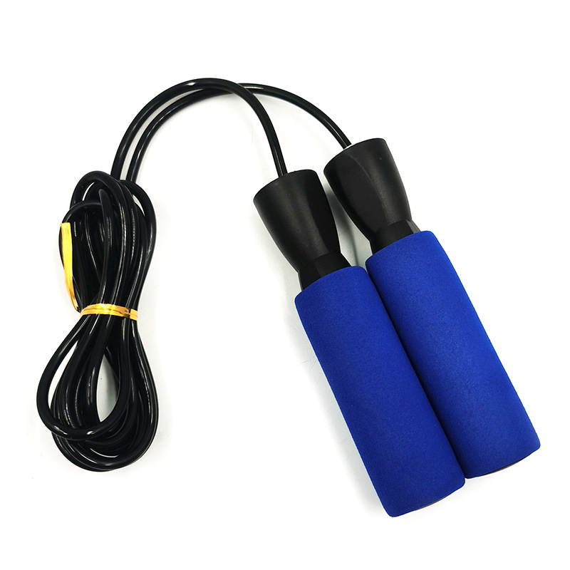 Children Student Exam Fitness Skipping Rope Adult Training Skipping Rope Bearing Sponge Handle Skipping Rope Direct Supply