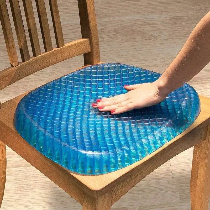 Breathable Cool Cushion Office Multi-Functional Silicone Egg Cushion Honeycomb Gel Four Seasons Universal Car Seat Cushion