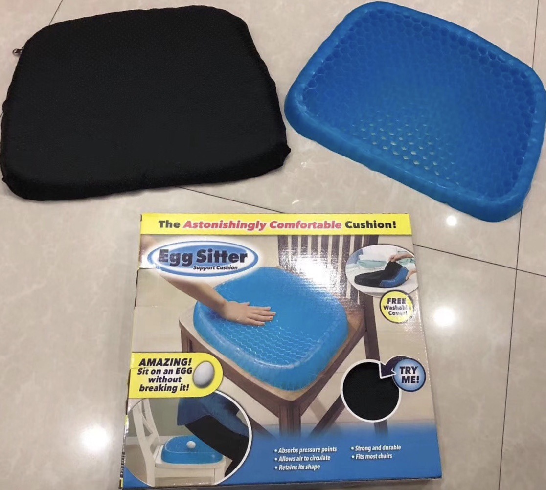 Breathable Cool Cushion Office Multi-Functional Silicone Egg Cushion Honeycomb Gel Four Seasons Universal Car Seat Cushion