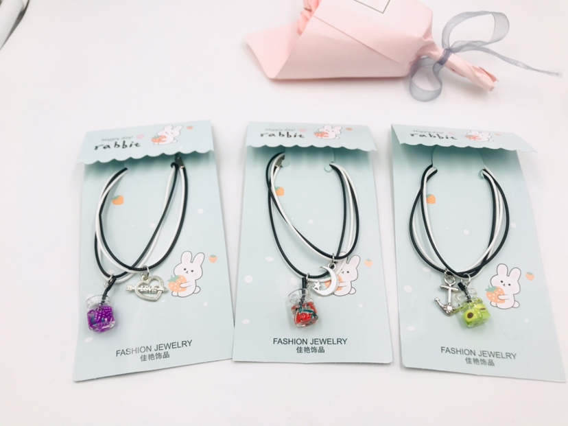 Couple Girlfriends Bracelet Wrist String Leather Rope Bracelet Jewelry Jewelry Ornament Student