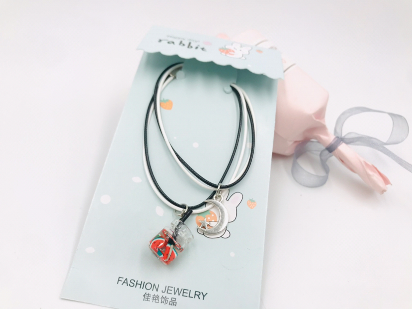 Couple Girlfriends Bracelet Wrist String Leather Rope Bracelet Jewelry Jewelry Ornament Student