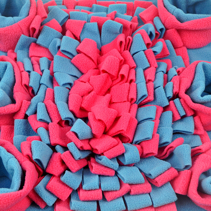 Cross-Border New Arrival Pet Training Removable and Washable Smell Blanket Easy Storage Pet Blanket Six Bowls Smell Pad Treasure Hunting Blanket