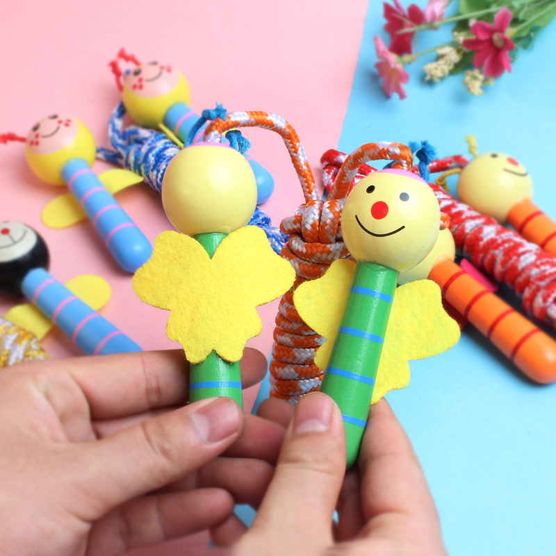 Cartoon Wooded Animal Children&#039;s Jumping Rope Kindergarten Primary School Student Sports &amp; Entertainment Fitness Skipping Rope Sports Activity Prize