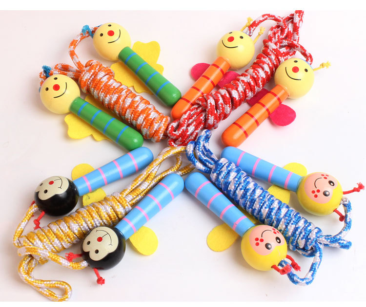 Cartoon Wooded Animal Children's Jumping Rope Kindergarten Primary School Student Sports & Entertainment Fitness Skipping Rope Sports Activity Prize