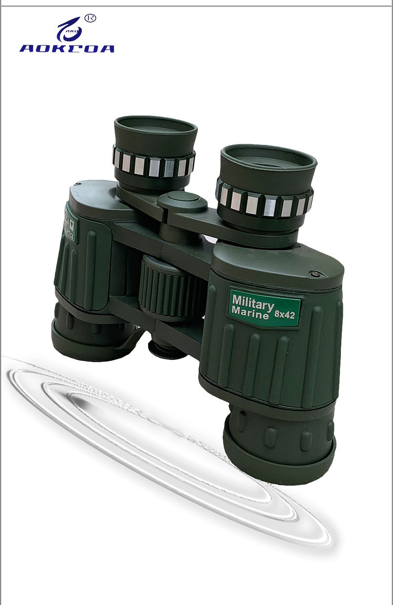 AOKEDA 8X42 binoculars 8x 8x binoculars outdoor hunting mirror hd handheld low light night vision travel compact