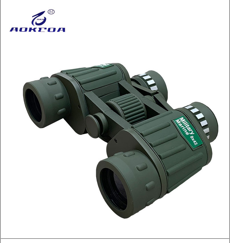 AOKEDA 8X42 binoculars 8x 8x binoculars outdoor hunting mirror hd handheld low light night vision travel compact