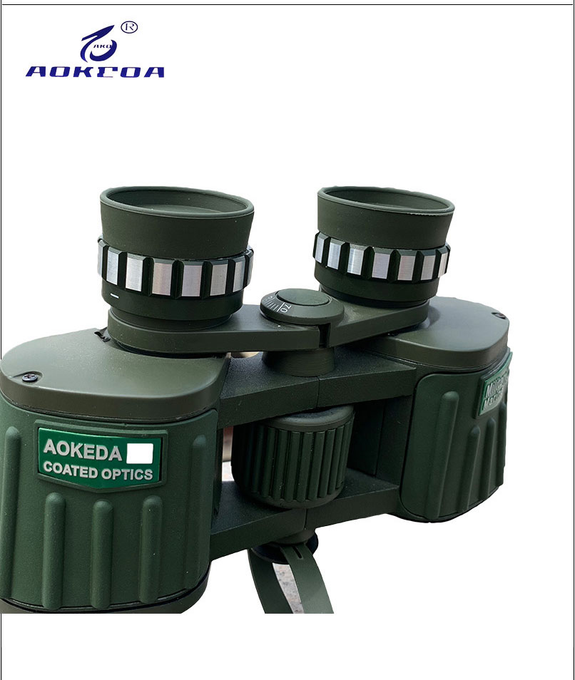 AOKEDA 8X42 binoculars 8x 8x binoculars outdoor hunting mirror hd handheld low light night vision travel compact