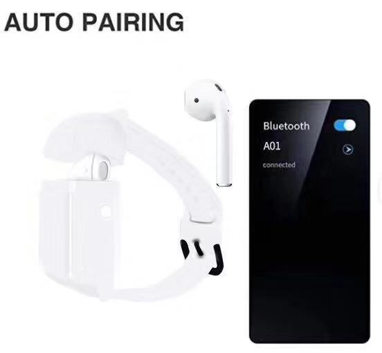 Cross - border hot style A01 TWS wrist wireless bluetooth headset portable fashionable sports running HIFI Cross - border hot style A01 TWS wrist wireless bluetooth headset portable fashionable sports running HIFI