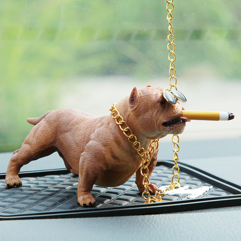 Car bully dog set up a car creative cool trend personality social dog