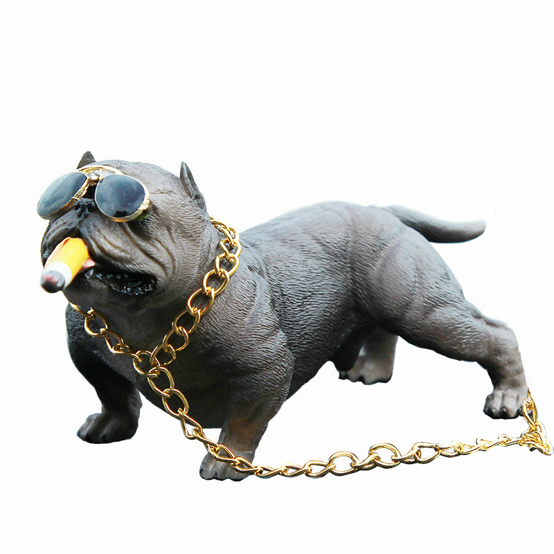 Car bully dog set up a car creative cool trend personality social dog