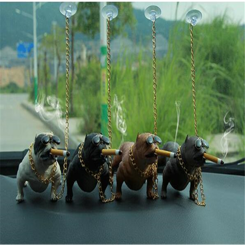 Car bully dog set up a car creative cool trend personality social dog