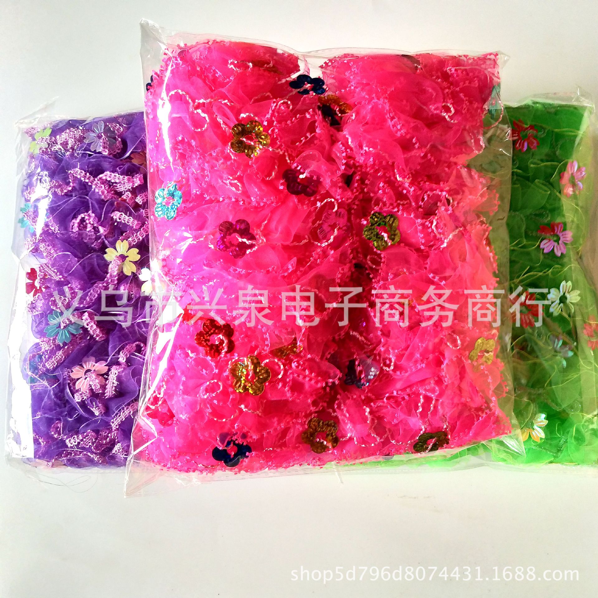 One Yuan Store Children&#039;s Hair Band Lace Hair Accessories Performance Wrist Flower Hair Band Wholesale of Small Articles