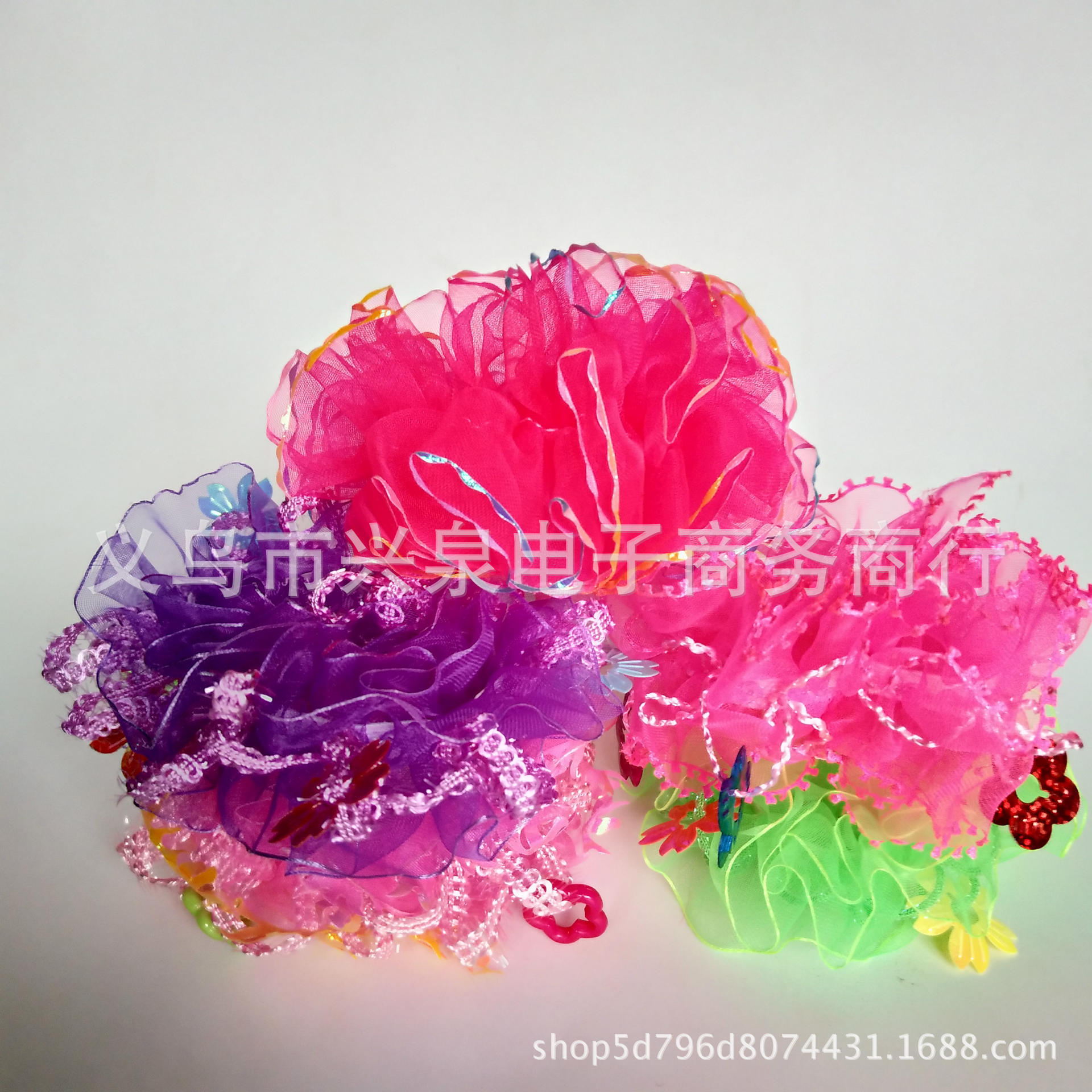 One Yuan Store Children's Hair Band Lace Hair Accessories Performance Wrist Flower Hair Band Wholesale of Small Articles One Yuan Store Children's Hair Band Lace Hair Accessories Performance Wrist Flower Hair Band Wholesale of Small Articles