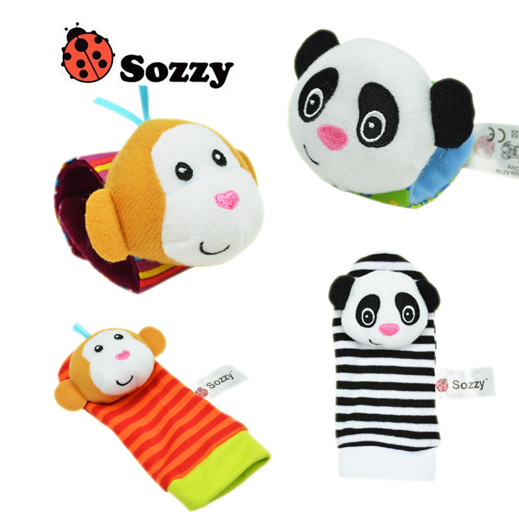 Factory Direct Sales American Sozzy Baby Watch with Wrist Rattle Wrist Strap Plush Toys Wholesale Factory Direct Sales American Sozzy Baby Watch with Wrist Rattle Wrist Strap Plush Toys Wholesale