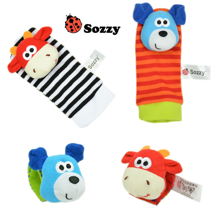 Factory Direct Sales American Sozzy Baby Watch with Wrist Rattle Wrist Strap Plush Toys Wholesale Factory Direct Sales American Sozzy Baby Watch with Wrist Rattle Wrist Strap Plush Toys Wholesale