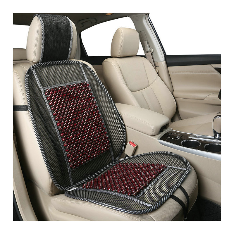 2020 New Summer Single Seat Single Piece Cool Cushion Car Seat Cushion Van Wooden Beads Truck Seat Cushion