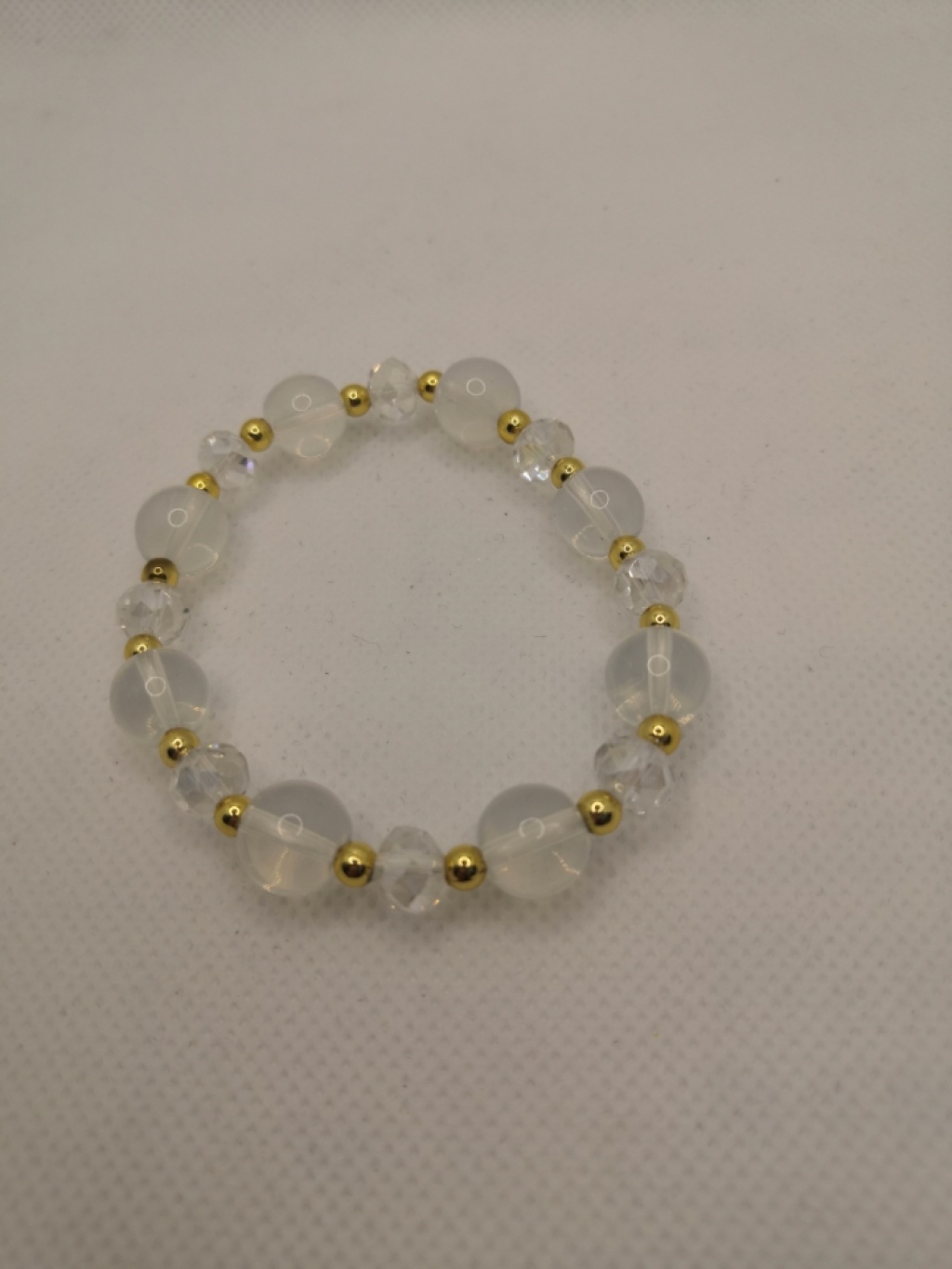 Hot Selling Colorful Female Crystal Beads Transparent Beads Bracelet Wrist Ring Yiwu Rena Ornament Factory Direct Sales