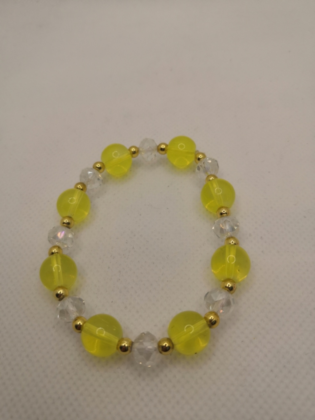 Hot Selling Colorful Female Crystal Beads Transparent Beads Bracelet Wrist Ring Yiwu Rena Ornament Factory Direct Sales