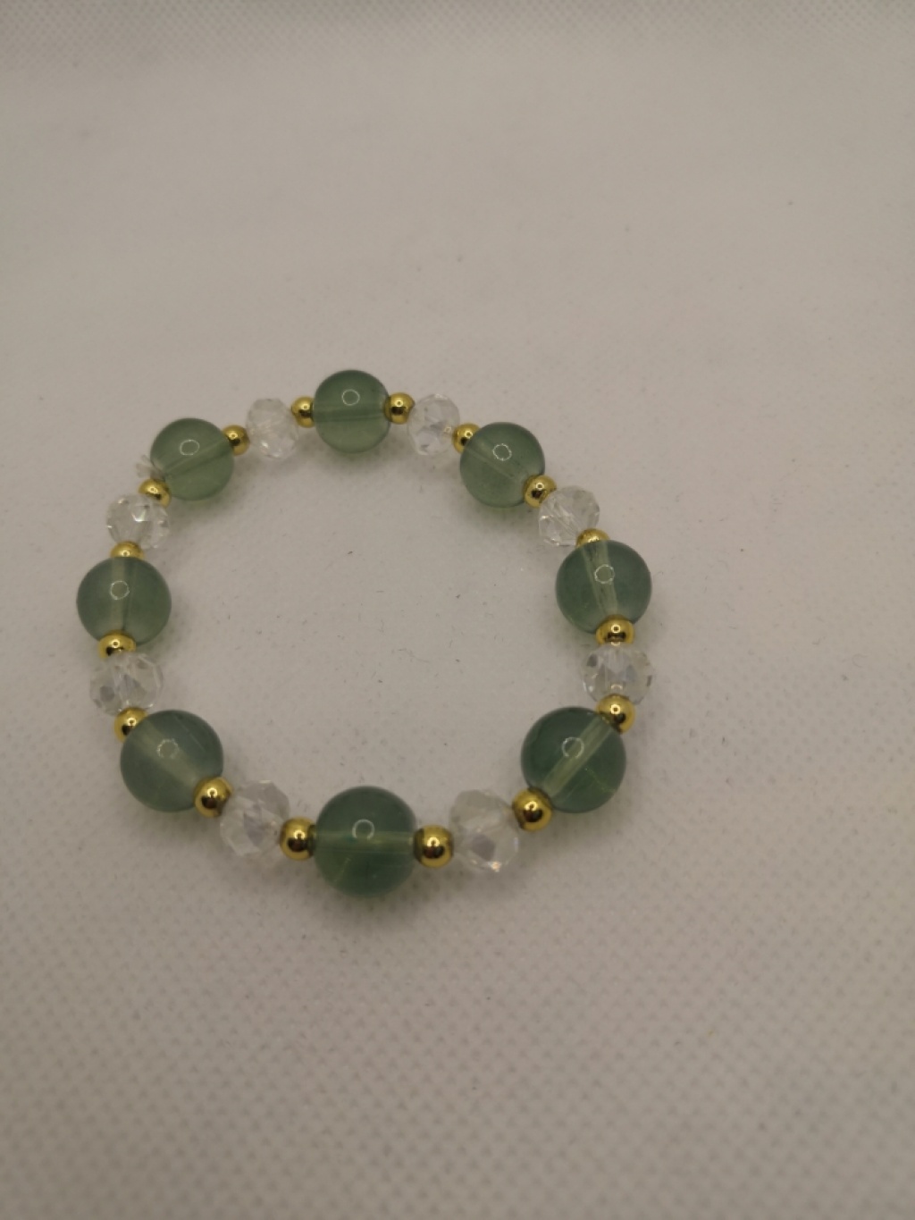 Hot Selling Colorful Female Crystal Beads Transparent Beads Bracelet Wrist Ring Yiwu Rena Ornament Factory Direct Sales