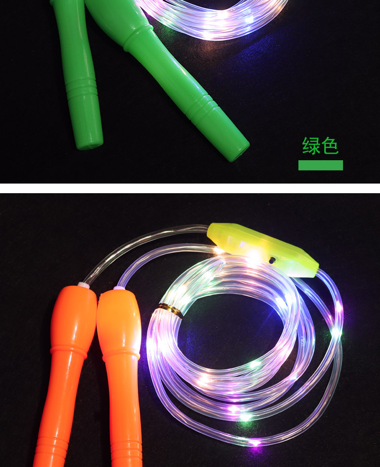 Luminous Skipping Rope Flashing Rope Led New Seven Colors Noctilucent Children's Stall Hot Sale Health Sports Toys Wholesale Luminous Skipping Rope Flashing Rope Led New Seven Colors Noctilucent Children's Stall Hot Sale Health Sports Toys Wholesale