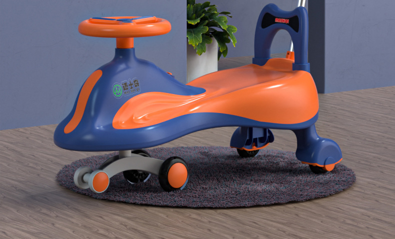 Baby Swing Car Universal Silent Wheel Cyan Cool Music Bobby Car Adults Can Do Anti-Flip Luge Baby Swing Car Universal Silent Wheel Cyan Cool Music Bobby Car Adults Can Do Anti-Flip Luge