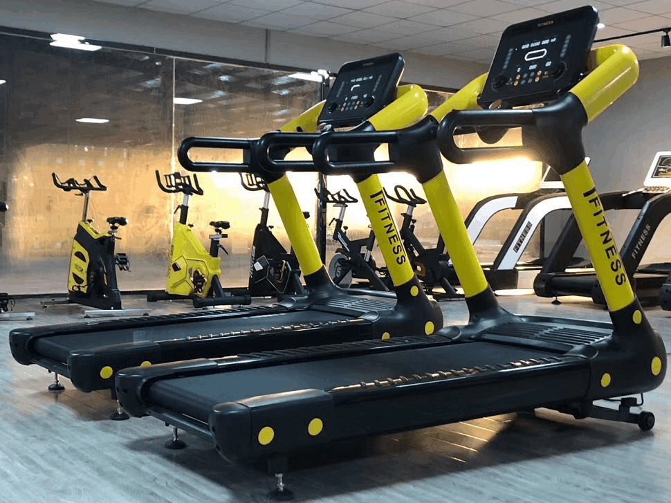 The hj-b2381 is a commercial treadmill