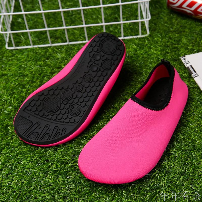 Beach dive shoes for men and women barefoot treadmill Beach patch-soft shoes non-slip socks kids Wade or swim shoes