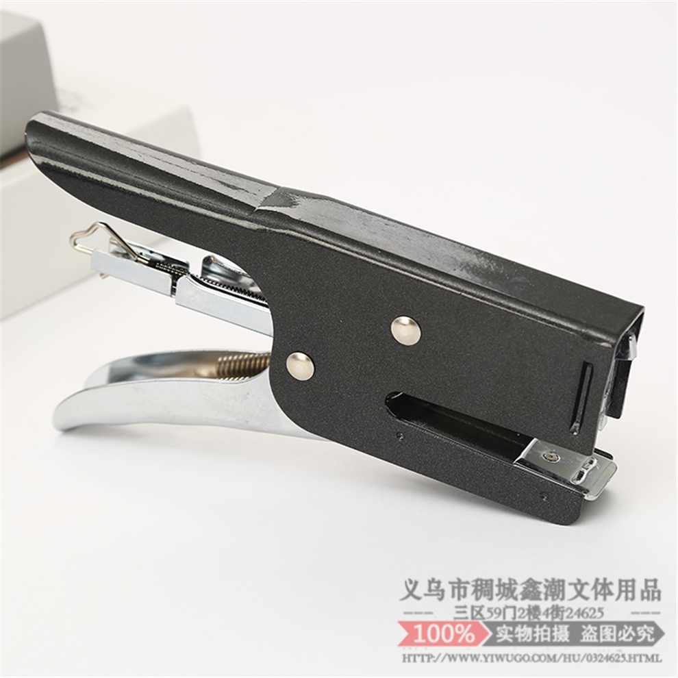 Hand-Held Stapler Stapler Thickened Household Office Stationery for Students Book Stapler Standard Multi-Functional