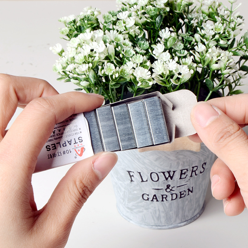 Floral season flower packing materials stapler flower wrapping paper stapler book stapler nailing machine office supplies