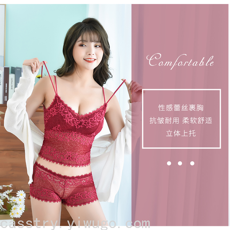 2022 Spring New Underwear Women&#039;s Simple Fashion Sexy Push up without Steel Ring Girl Tube Top