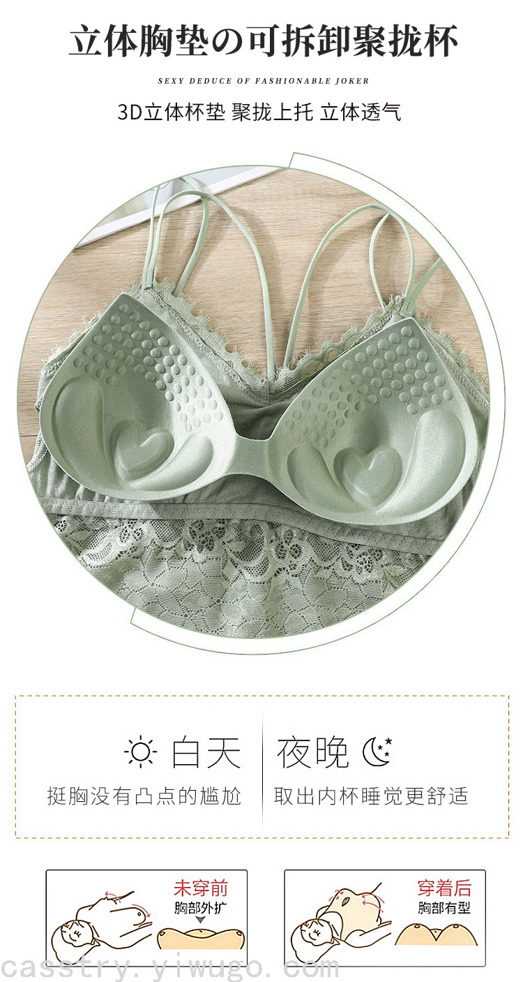 2022 Spring New Underwear Women's Simple Fashion Sexy Push up without Steel Ring Girl Tube Top 2022 Spring New Underwear Women's Simple Fashion Sexy Push up without Steel Ring Girl Tube Top
