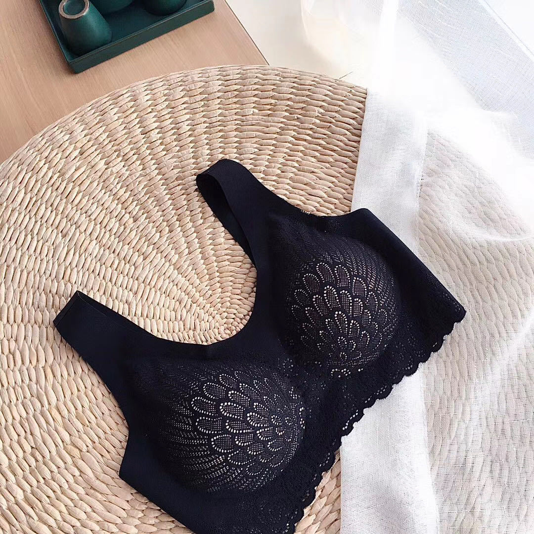 Thailand Natural Latex 4.0 Seamless Bras Women's One-Piece Wireless Push-up Detachable Chest Pad Women's Underwear Thailand Natural Latex 4.0 Seamless Bras Women's One-Piece Wireless Push-up Detachable Chest Pad Women's Underwear
