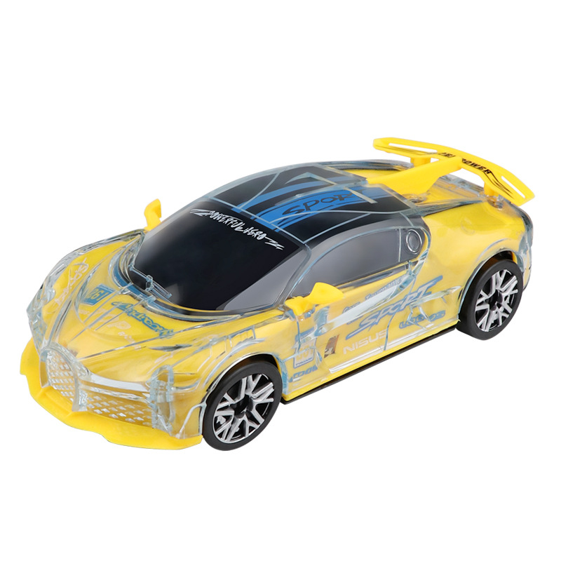 Children&#039;s Cool Universal Car Toy Lighting Music Sports Car Simulation Police Car Model Toy Supply Wholesale