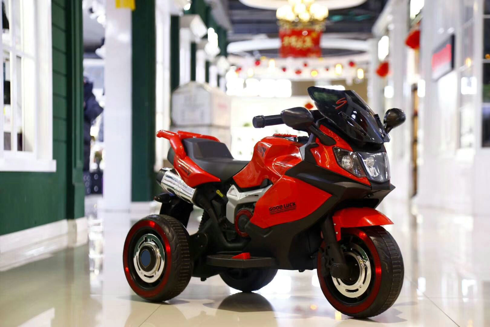 New Children's Electric Motor Children's Rechargeable Motorcycle Cool Light Baby Children's Toy Car