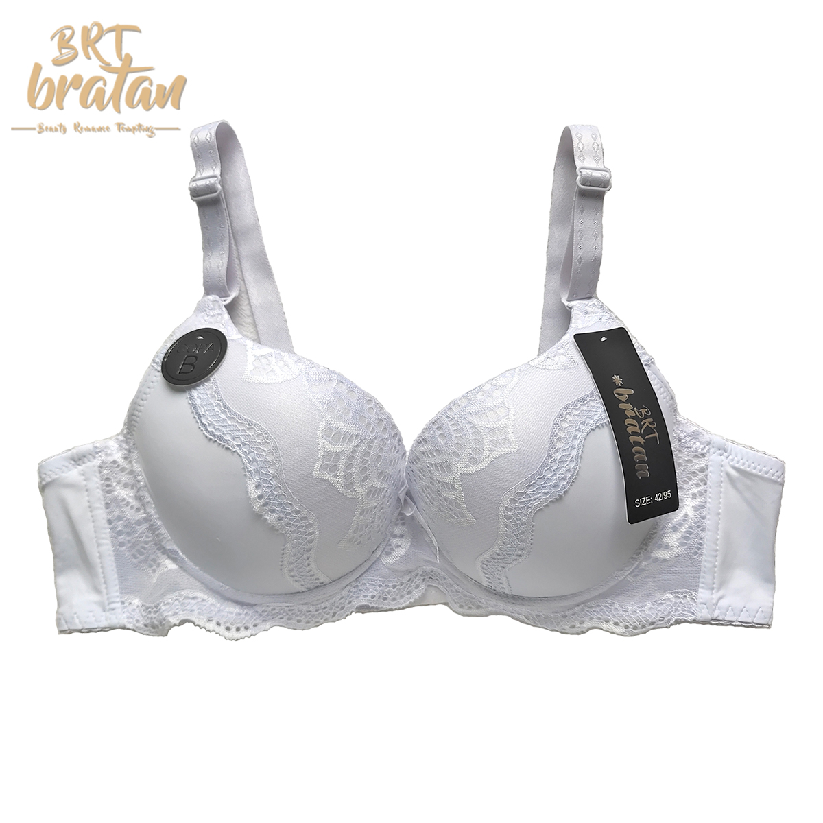 White Women&#039;s Bra with Steel Ring Sexy Push up Breast Holding Back Buckle Bra Can Be Zero Batch