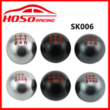 Car Modification Gear Head Universal Metal Gear Handle Head Racing Bobo Head Lengthened Gear Lever Knob Cool with 