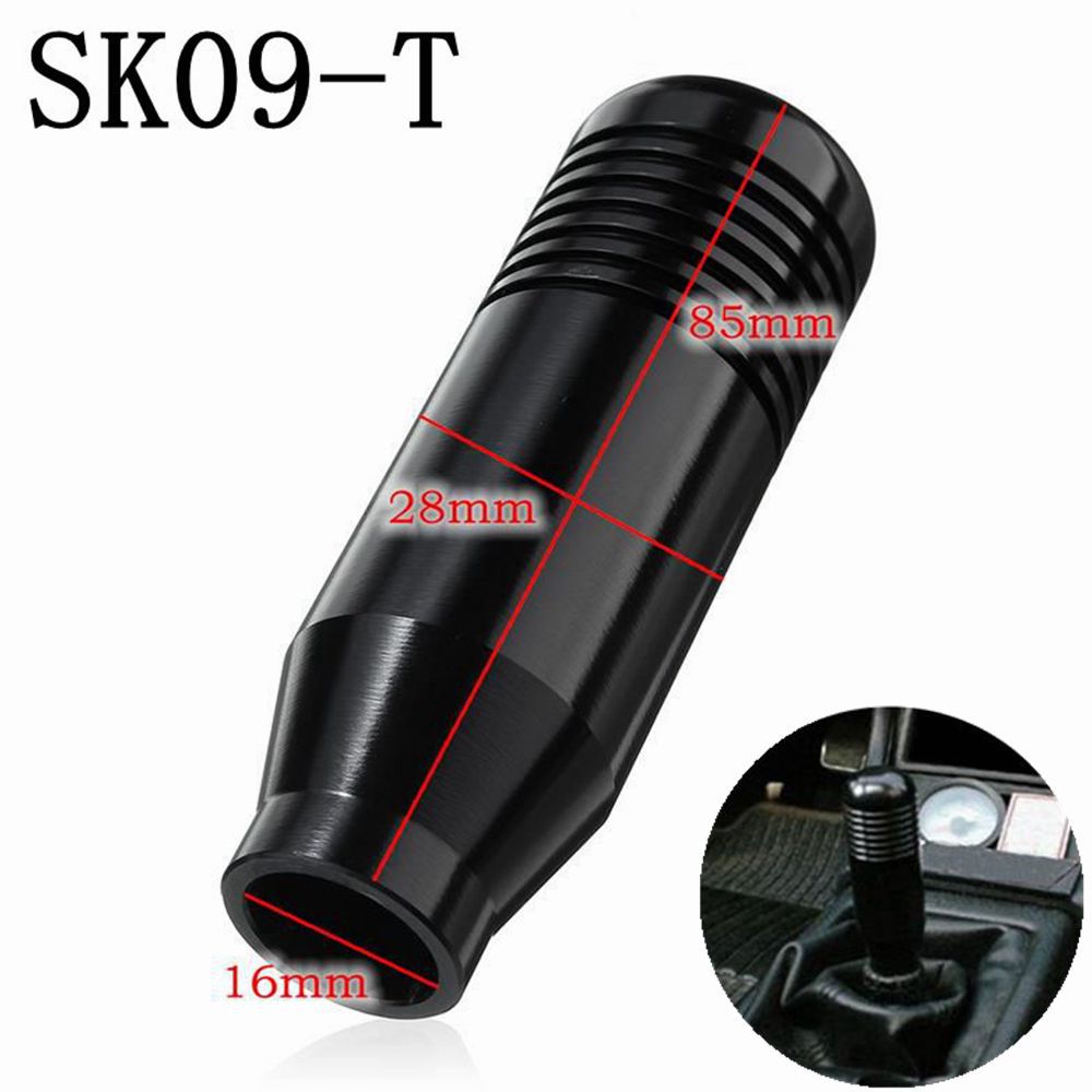 Car Modification Gear Head Universal Metal Gear Handle Head Racing Bobo Head Lengthened Gear Lever Knob Cool with 