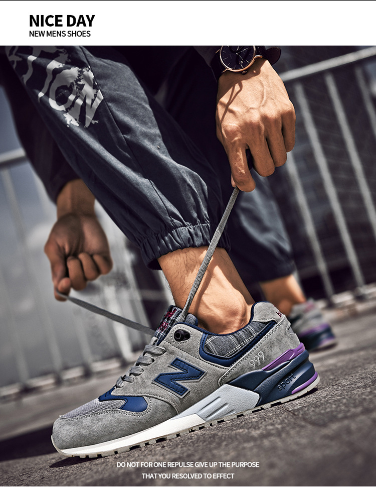 Spring and Autumn New Bailun Cool Running Men's Retro Casual NB Sneakers Retro Running Shoes Women's New Balance Winter