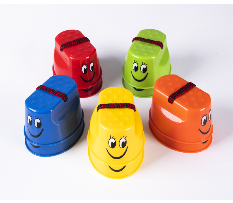 Children 'S Early Education Plastic Smiley Face Kindergarten Walking On Stilts Outdoor Sports Balance Sensory Training Equipment Toys Children 'S Early Education Plastic Smiley Face Kindergarten Walking On Stilts Outdoor Sports Balance Sensory Training Equipment Toys