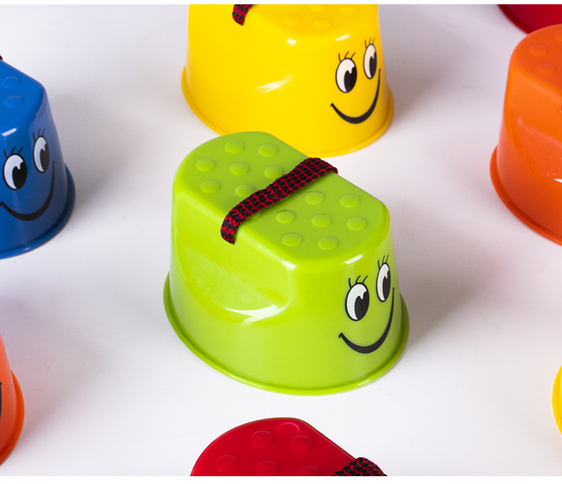 Children 'S Early Education Plastic Smiley Face Kindergarten Walking On Stilts Outdoor Sports Balance Sensory Training Equipment Toys Children 'S Early Education Plastic Smiley Face Kindergarten Walking On Stilts Outdoor Sports Balance Sensory Training Equipment Toys