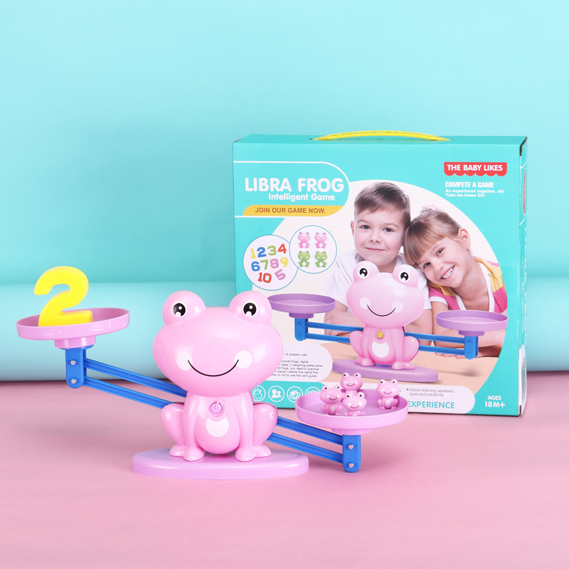 Early Education Balance Frog Digital Enlightenment Addition and Subtraction Balance Monkey Toy One Piece Dropshipping