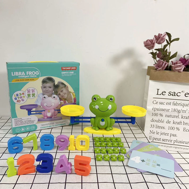 Early Education Balance Frog Digital Enlightenment Addition and Subtraction Balance Monkey Toy One Piece Dropshipping