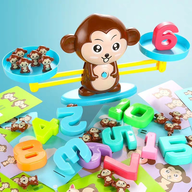 Early Education Balance Frog Digital Enlightenment Addition and Subtraction Balance Monkey Toy One Piece Dropshipping Early Education Balance Frog Digital Enlightenment Addition and Subtraction Balance Monkey Toy One Piece Dropshipping