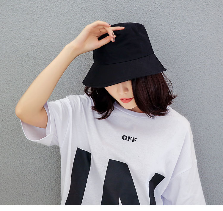 Solid Color Fisherman Hat Women's Korean-Style All-Matching Fashion Brand Hip Hop Bucket Hat Spring and Summer Balance Top Fashion Sun Protection Sun Hat Men Solid Color Fisherman Hat Women's Korean-Style All-Matching Fashion Brand Hip Hop Bucket Hat Spring and Summer Balance Top Fashion Sun Protection Sun Hat Men
