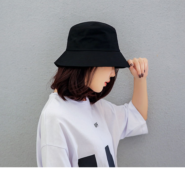 Solid Color Fisherman Hat Women's Korean-Style All-Matching Fashion Brand Hip Hop Bucket Hat Spring and Summer Balance Top Fashion Sun Protection Sun Hat Men Solid Color Fisherman Hat Women's Korean-Style All-Matching Fashion Brand Hip Hop Bucket Hat Spring and Summer Balance Top Fashion Sun Protection Sun Hat Men