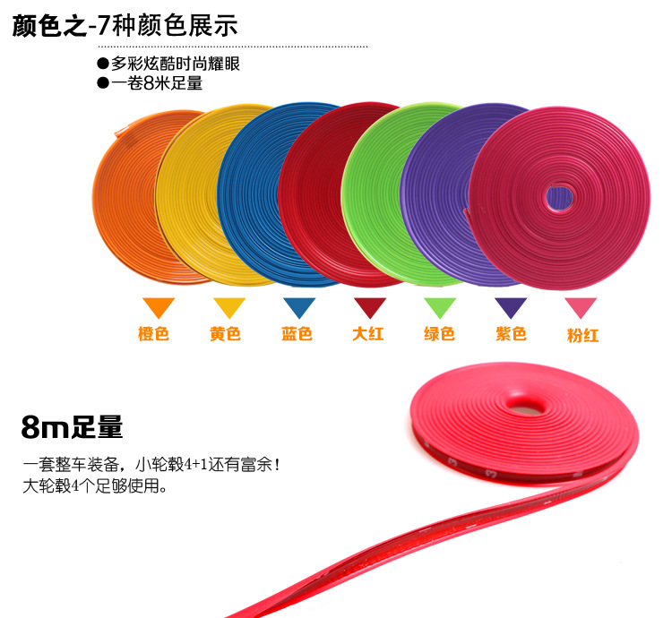 Cool Car Wheel Protection Ring Tire Protection Ring Wheel Decorative Ring Bumper Strip Car Modified Decorative Strip Cool Car Wheel Protection Ring Tire Protection Ring Wheel Decorative Ring Bumper Strip Car Modified Decorative Strip